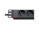 ROLINE PDU for Cabinet, 9x socket, 45°, 16A, UTE Version, black, 2 m