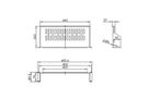 VALUE 19"-Fixed Shelf,  485 x 250mm, max. 15kg, 2U, black