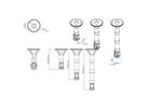 ROLINE Projector Ceiling Mount, up to 3 kg