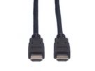 VALUE HDMI High Speed Cable, M/M, black, 2 m