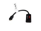 ROLINE Type C - DisplayPort AdapterCable, M/F, Bi-directional, 0.2 m
