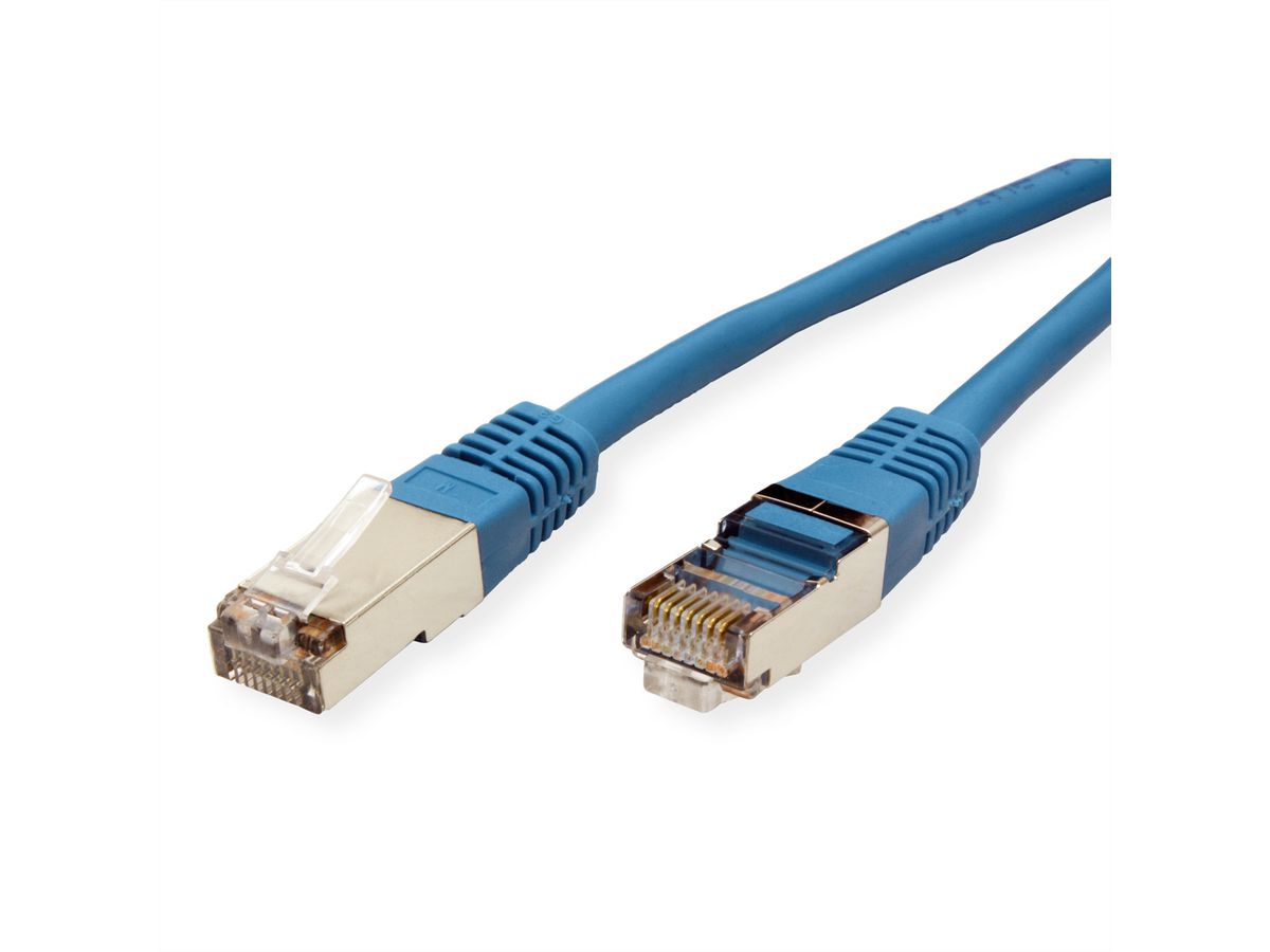 ROLINE FTP Patch Cord Cat.5e (Class D), blue, 0.5 m