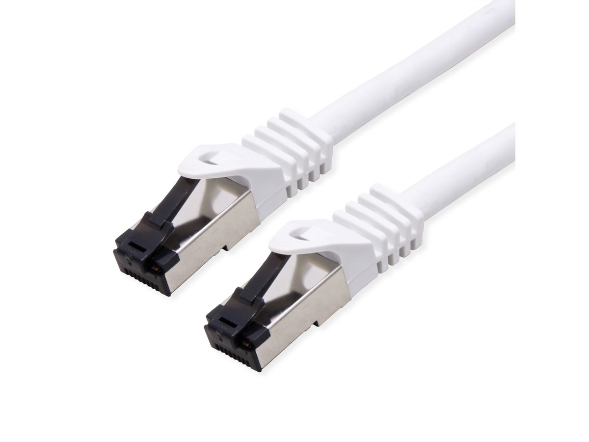 VALUE S/FTP Patch Cord Cat.8 (Class I), stranded, LSOH, white, 3 m