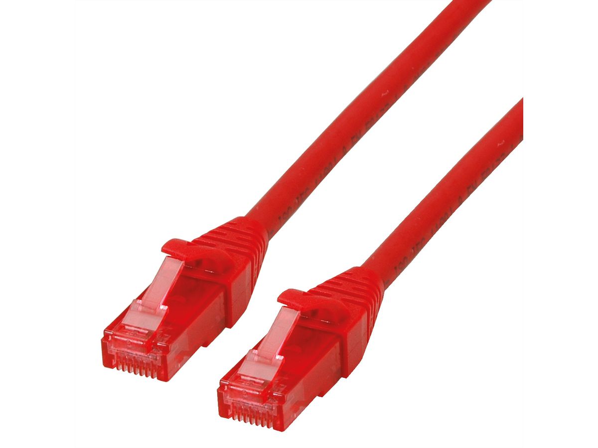 ROLINE UTP Cable Cat.6 Component Level, LSOH, red, 1 m
