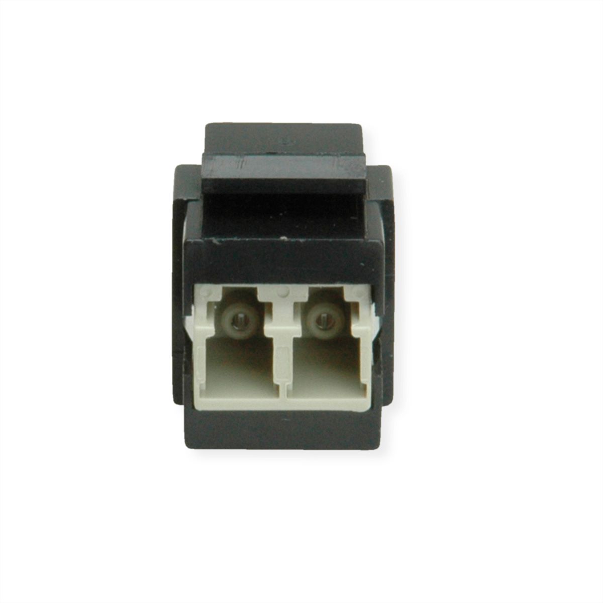 ROLINE Fiber Optic Keystone Jack, LC/LC Duplex, Multiode, OM2