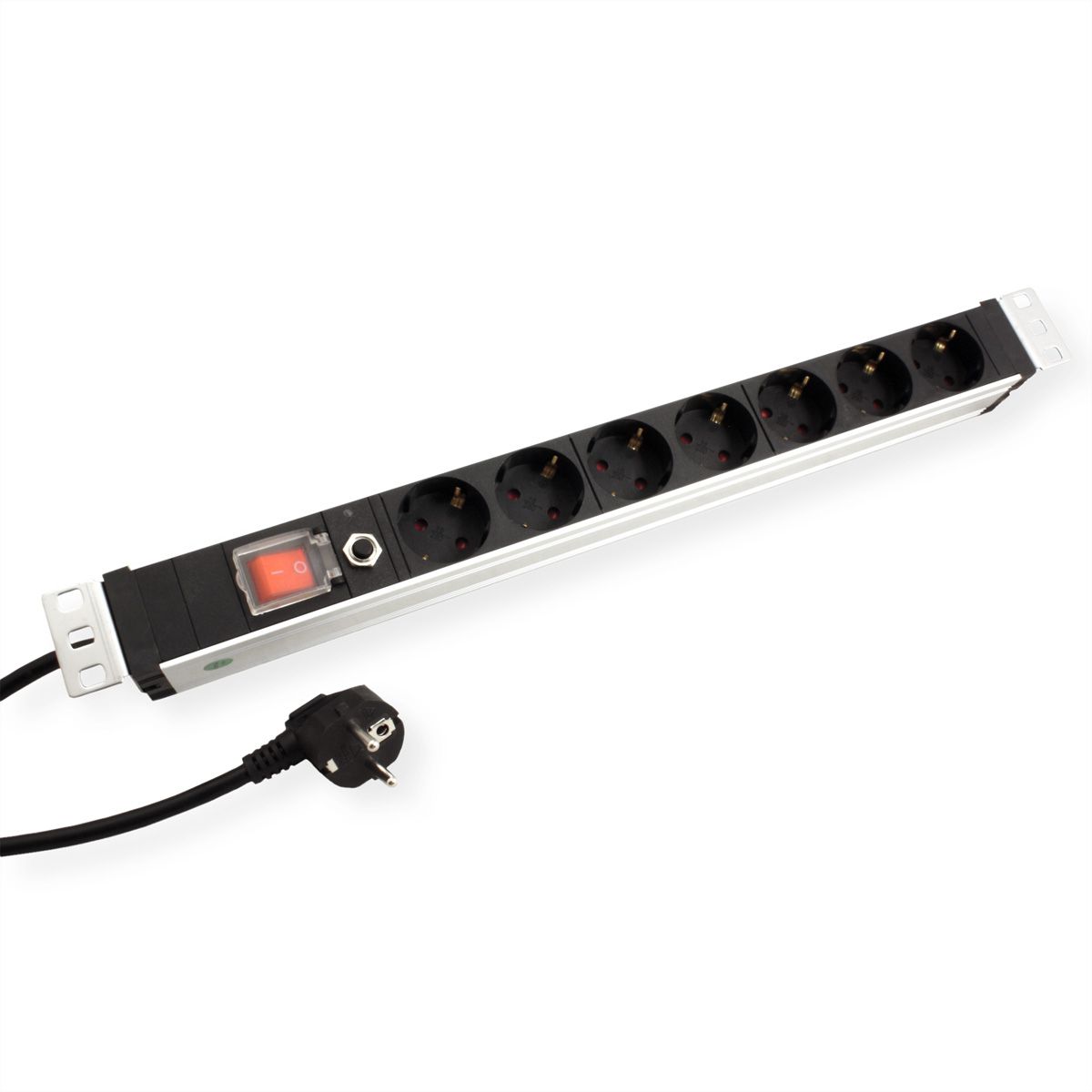 VALUE 19" PDU for Cabinets, 7x, 4000W, CEE 7/7 German Type Plug, 2.8 m
