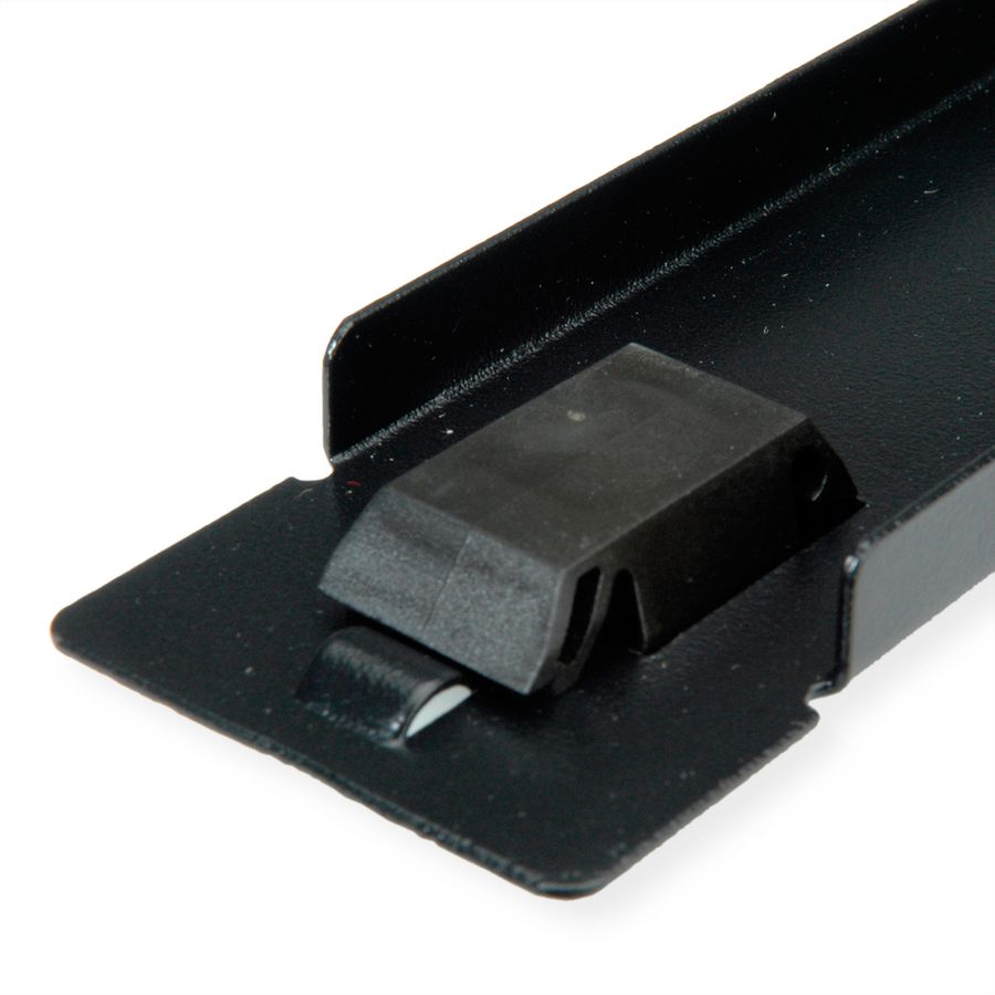 ROLINE 19" Blank Panel, Snap-in, 1U, Metal, black