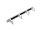 ROLINE 19-inch patch panel 1U grey, with brush strip 44x60mm grey