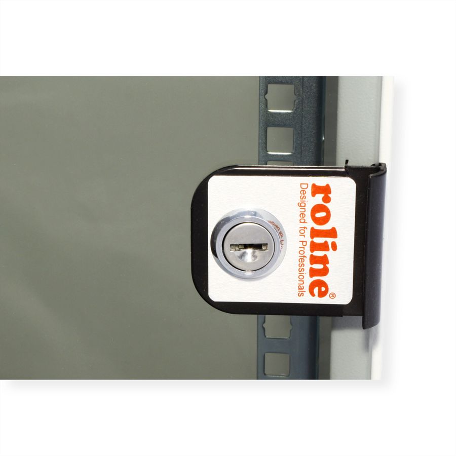 ROLINE 19-inch wall-mounted housing Basic 12 U, 540x400 WxD kit grey