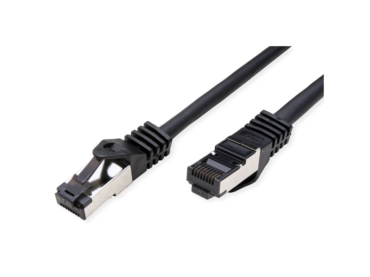 VALUE S/FTP Patch Cord Cat.8 (Class I), stranded, LSOH, black, 3 m