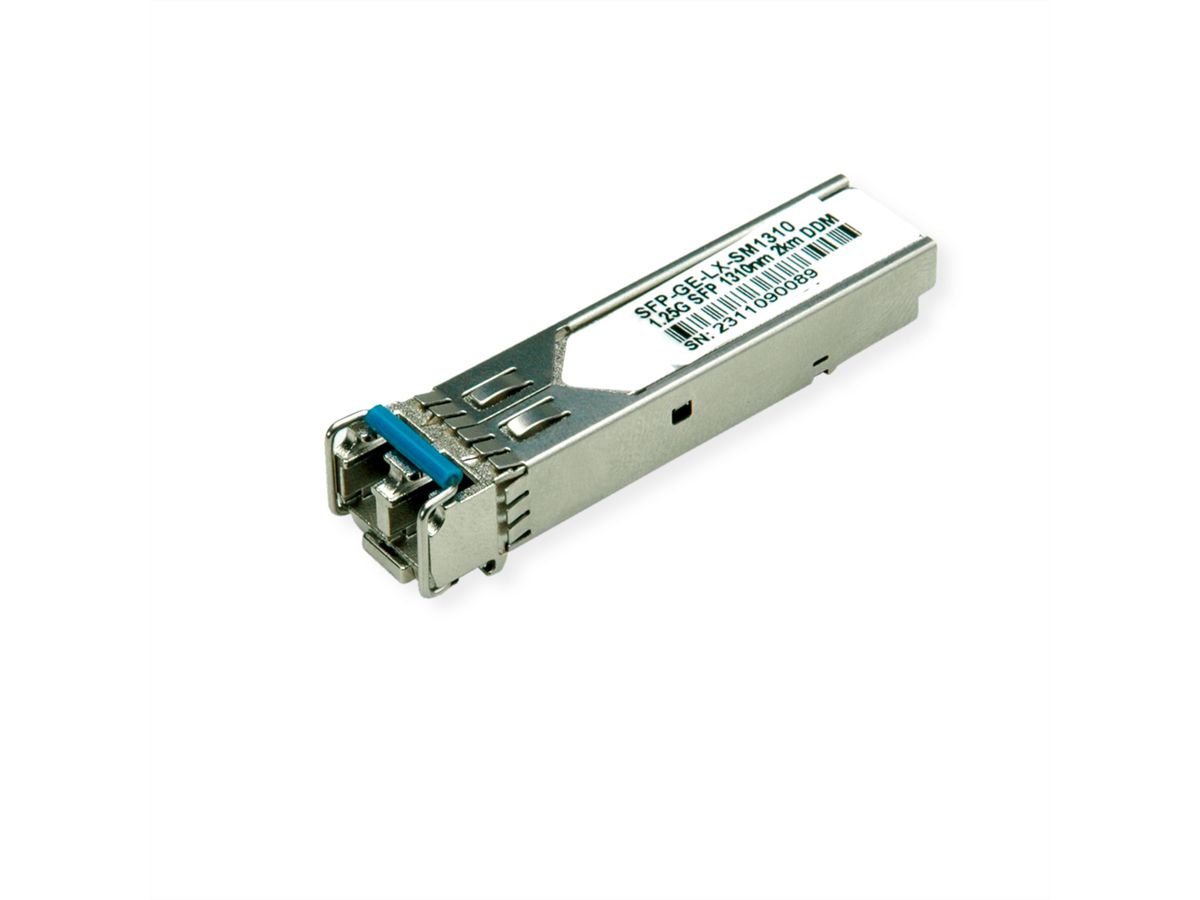 VALUE SFP Modul (Mini-GBIC) LX/LC, 1G/1.25G, Singlemode, 1310nm, max. 2km