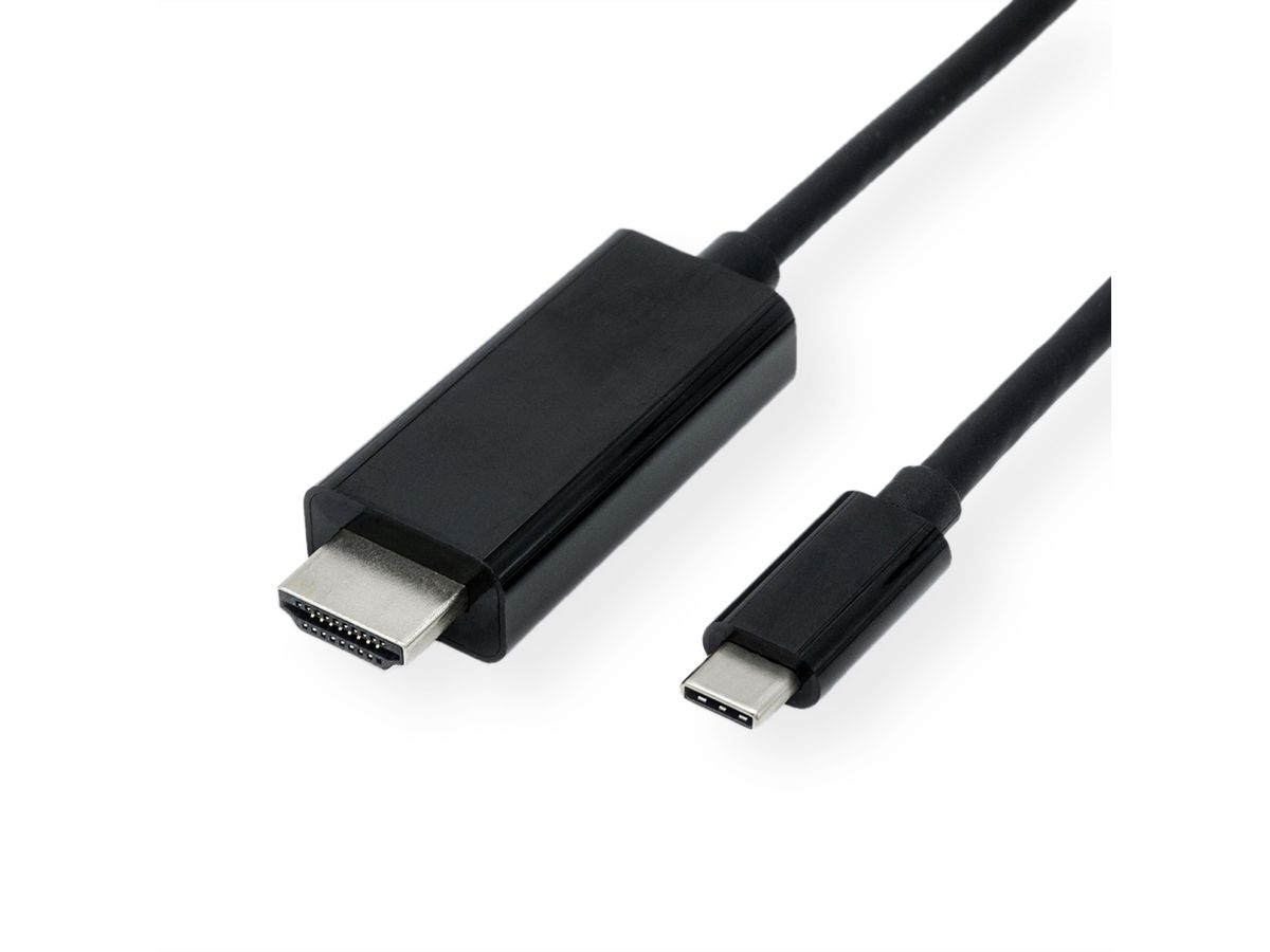 VALUE Type C - HDMI Cable, 4K, M/M, 1 m