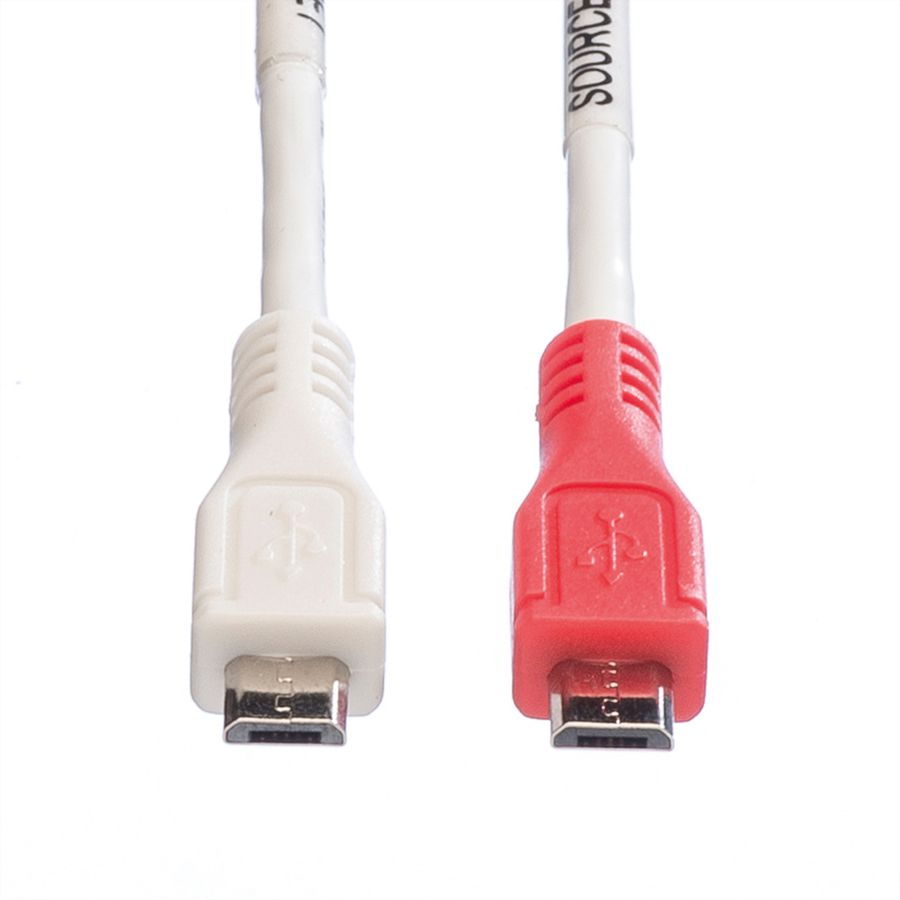 VALUE USB 2.0 Charge cable, Micro B M/M, 0.3m