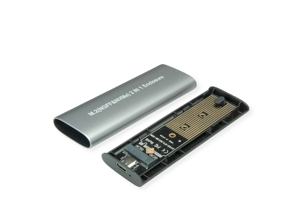 VALUE External Type M.2 NVMe SSD Enclosure with USB 3.2 Gen 2 Type C