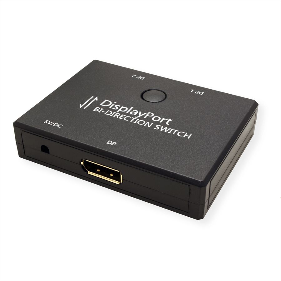 VALUE Bi-Directional DisplayPort Switch 4K60, 2-way