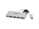 ROLINE USB 3.2 Gen 1 Hub, 4x USB A, 1x PD, Type C