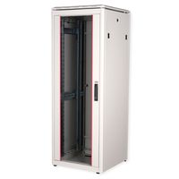 ROLINE 19-inch Network Cabinet Pro 32 U, 600x600 WxD glass door grey