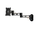 ROLINE LCD Monitor Arm, Wall Mount, 5 Joints, black