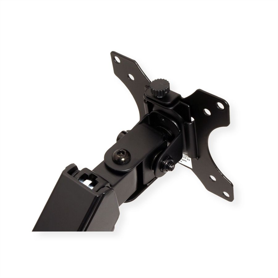 VALUE LCD Monitor Arm, Desk Clamp, 4 Joints, Pivot, black