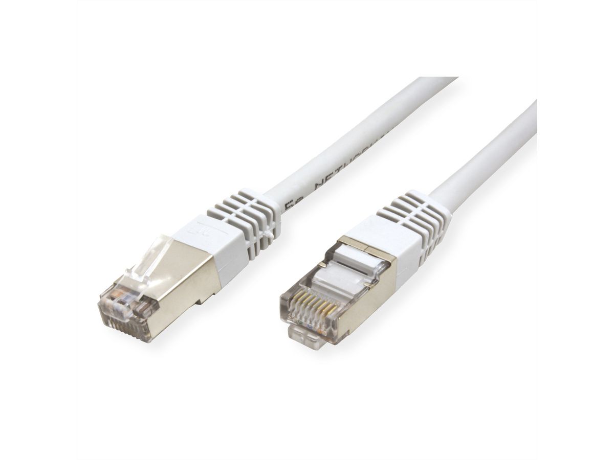 VALUE FTP Patch Cord Cat.5e (Class D), grey, 0.5 m