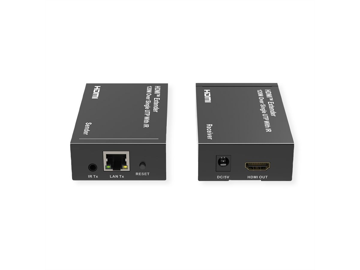 ROLINE HDMI over IP Extender, 1080P, 120 m, W/IR
