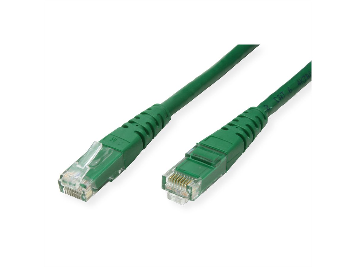 ROLINE UTP Patch Cord, Cat.6 (Class E), green, 1 m