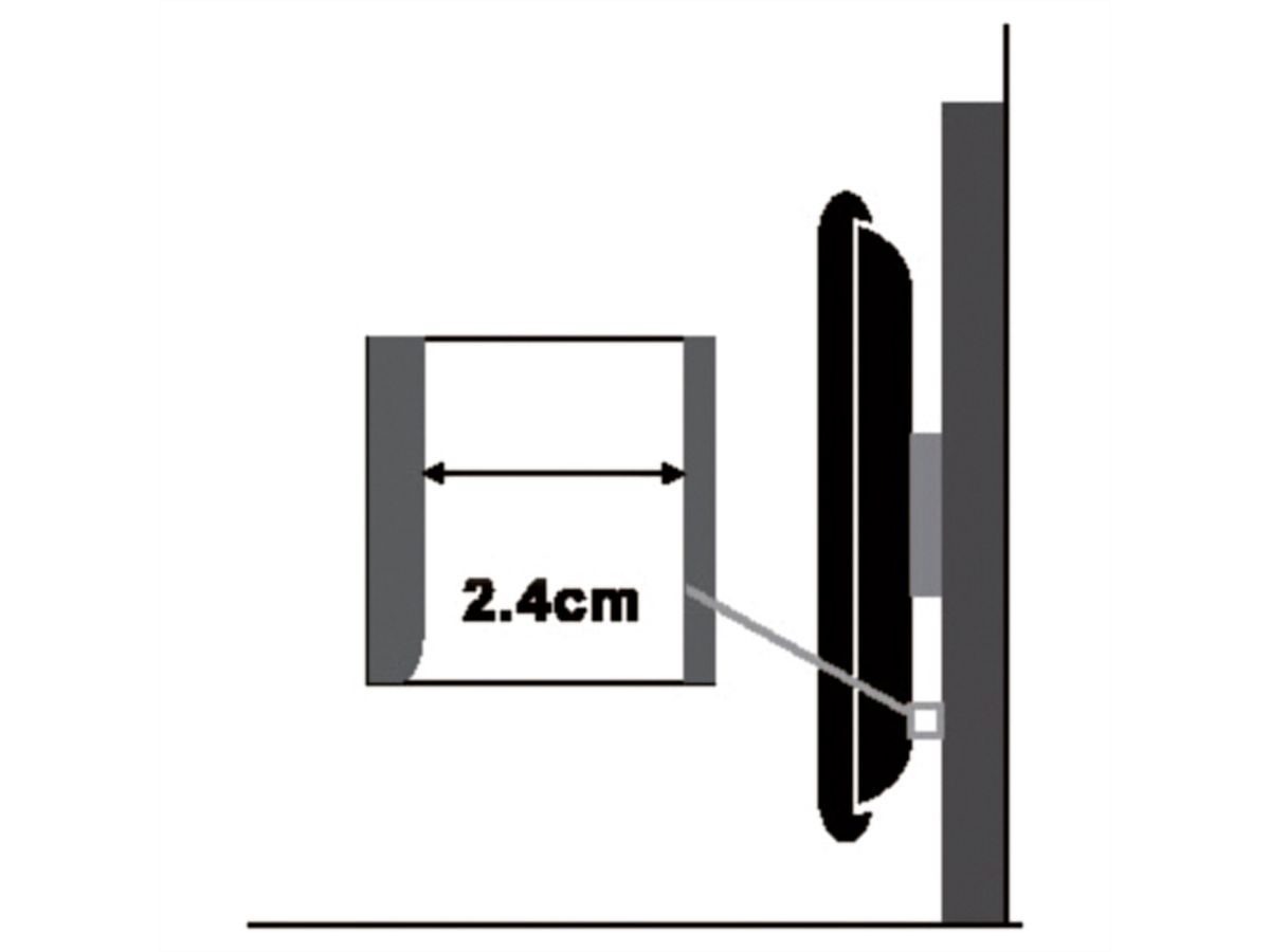 VALUE LCD/Plasma TV Wall Holder, Low Profile