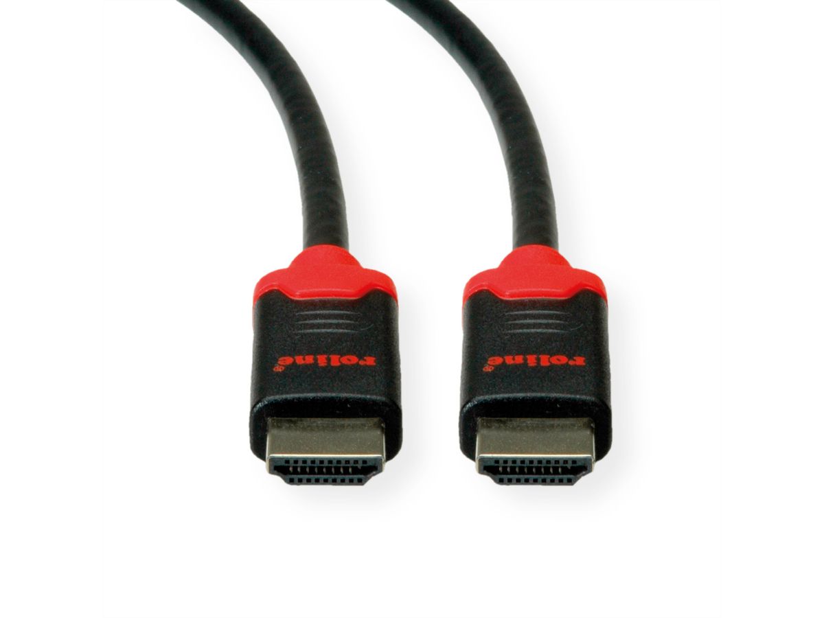 ROLINE HDMI 10K Ultra High Speed Cable, M/M, black, 2 m