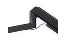 ROLINE Monitor Arm, Pole-Mounted, Gas Spring, < 144.78 cm (57"), Heavy Duty < 27 kg, black