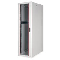 ROLINE 19-inch network cabinet Basic 42 U, 600x1000 WxD glass door grey