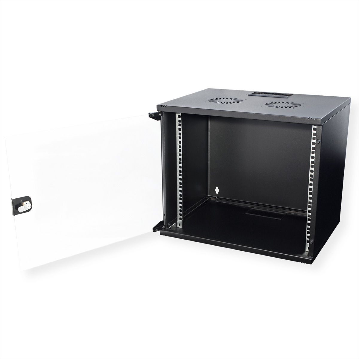 ROLINE 19-inch wall-mounted housing Basic 9 U, 540x400 BxT kit black