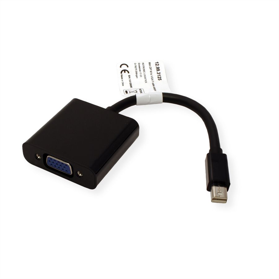 VALUE Cableadapter, Mini DP M - VGA F