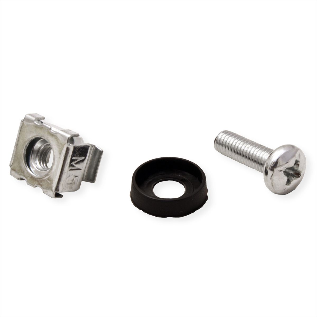 Mounting material for 19" components, M5, 100 pieces