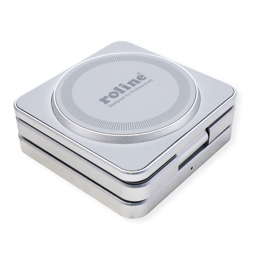 ROLINE 3-in-1 Wireless Foldable Charging Stand, for iPhone Devices