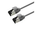 ROLINE U/FTP Patch Cord Cat. 8.1 (Class I), LSOH, SLIM, grey, 2 m