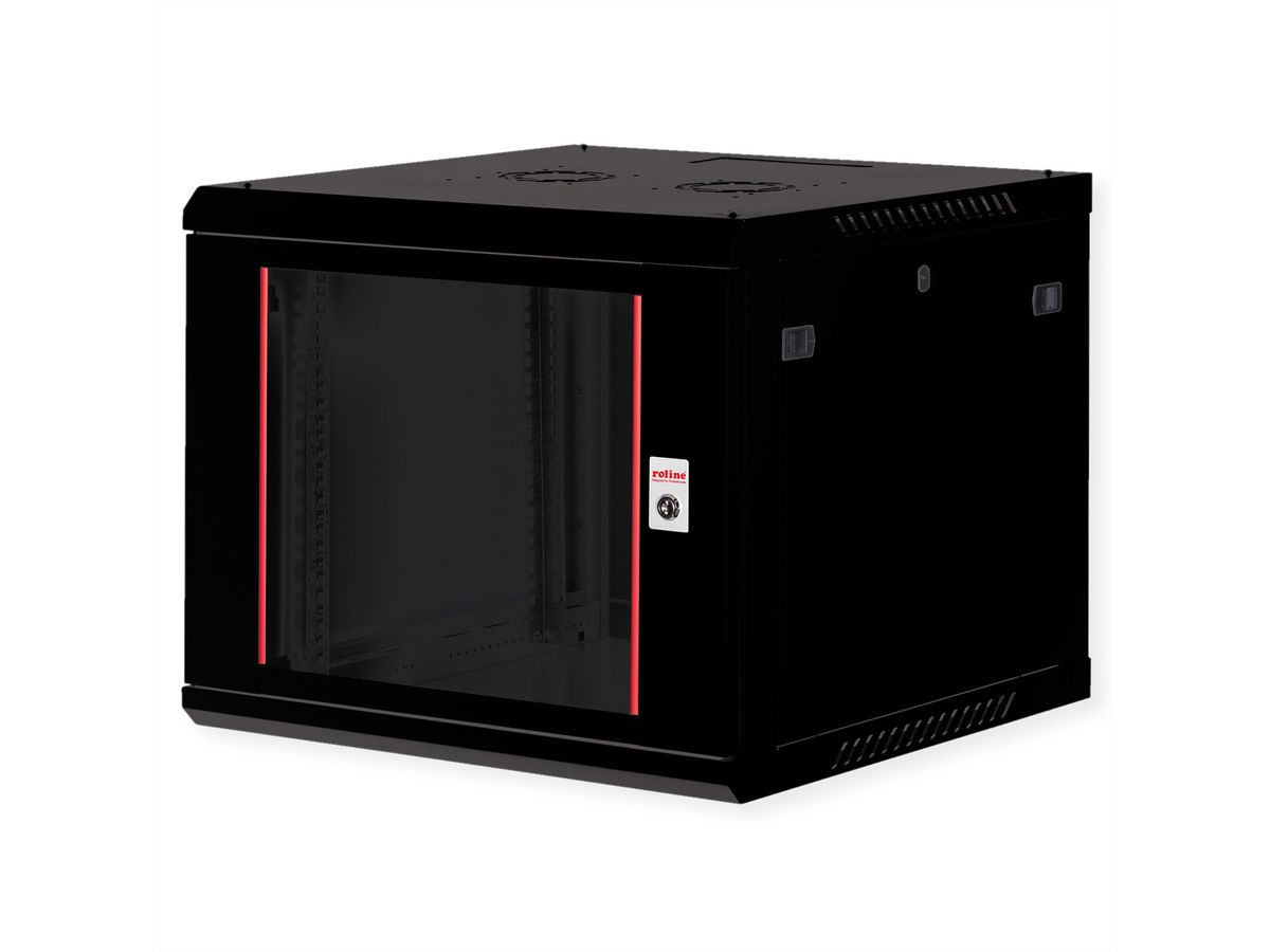 ROLINE 19" Wall Cabinet Basic Plus 9U, 600x600 BxT black