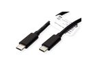 STANDARD USB 3.2 Gen 2 Cable, PD (Power Delivery) 20V5A, with Emark, C-C, M/M, black, 0.5 m