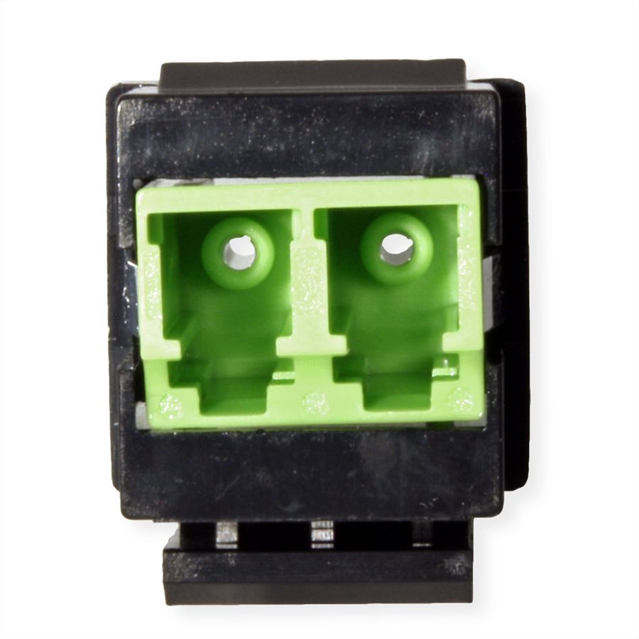 ROLINE Fiber Optic Keystone Jack, LC/LC Duplex, Multimode, OM5