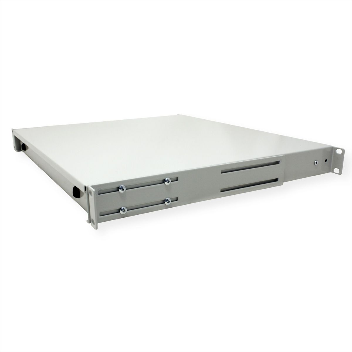 ROLINE 19-inch keyboard insert 1 U, 400 T lockable grey