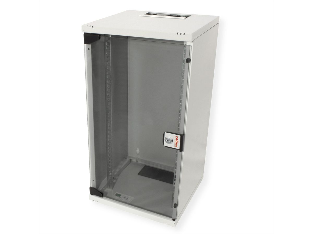 ROLINE 10-inch wall-mounted enclosure 12 U, 312x300 WxD grey