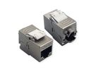 ROLINE Keystone Jack, Cat.6A (Class EA), RJ-45, STP, tool-free, SLIM and SHORT, silver