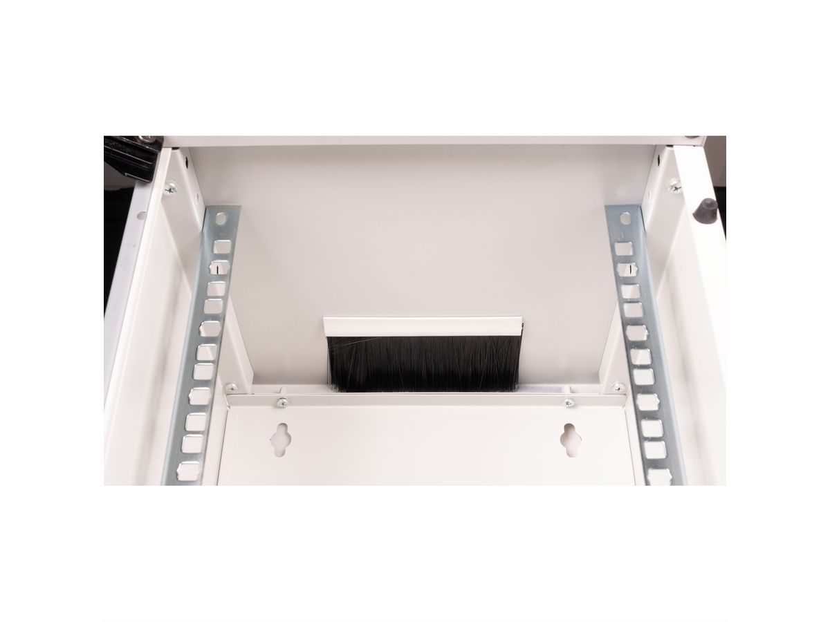 ROLINE 10-inch wall-mounted housing 9 U, 312x300 WxD grey