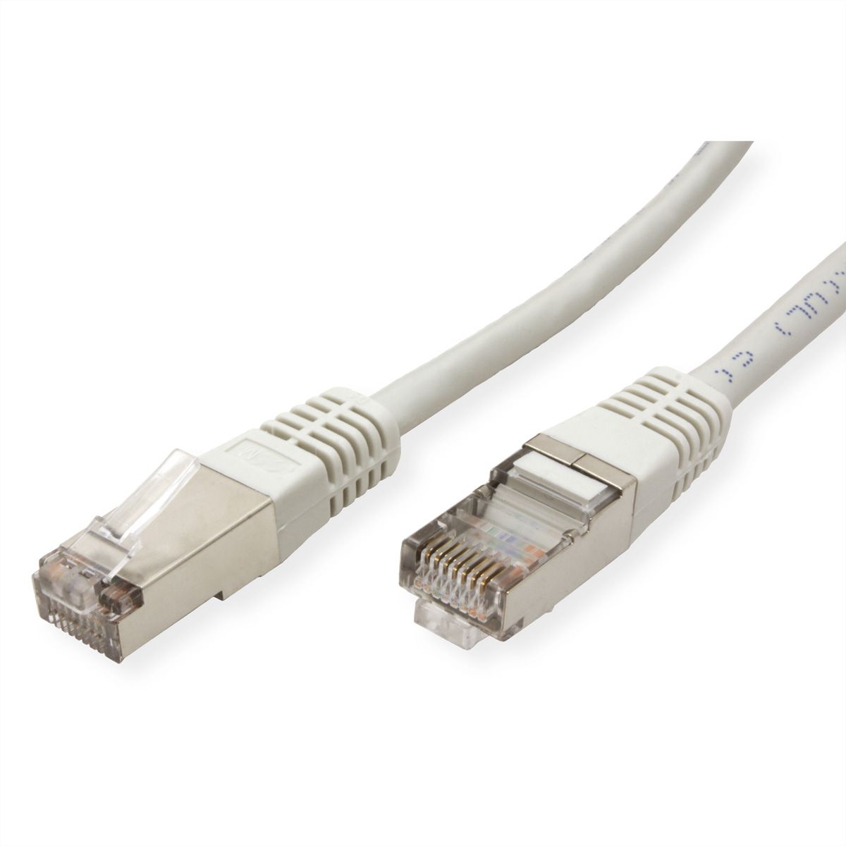 ROLINE SF/UTP Patch Cord Cat.5e (Class D), grey, 15 m