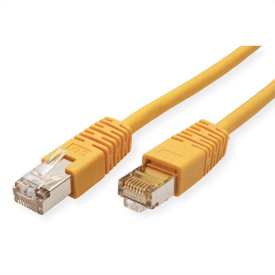 ROLINE SF/UTP Patch Cord Cat.5e (Class D), yellow, 3 m