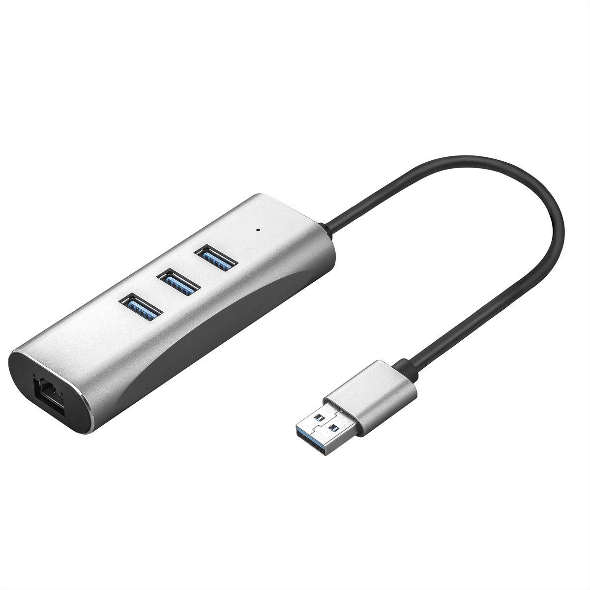 VALUE USB-A to Gigabit Ethernet Converter + Hub