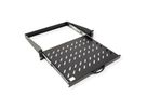 VALUE 19" 2U Extendable Sliding Shelf for Cabinets, 404 x 350 mm, max. load 30 kg