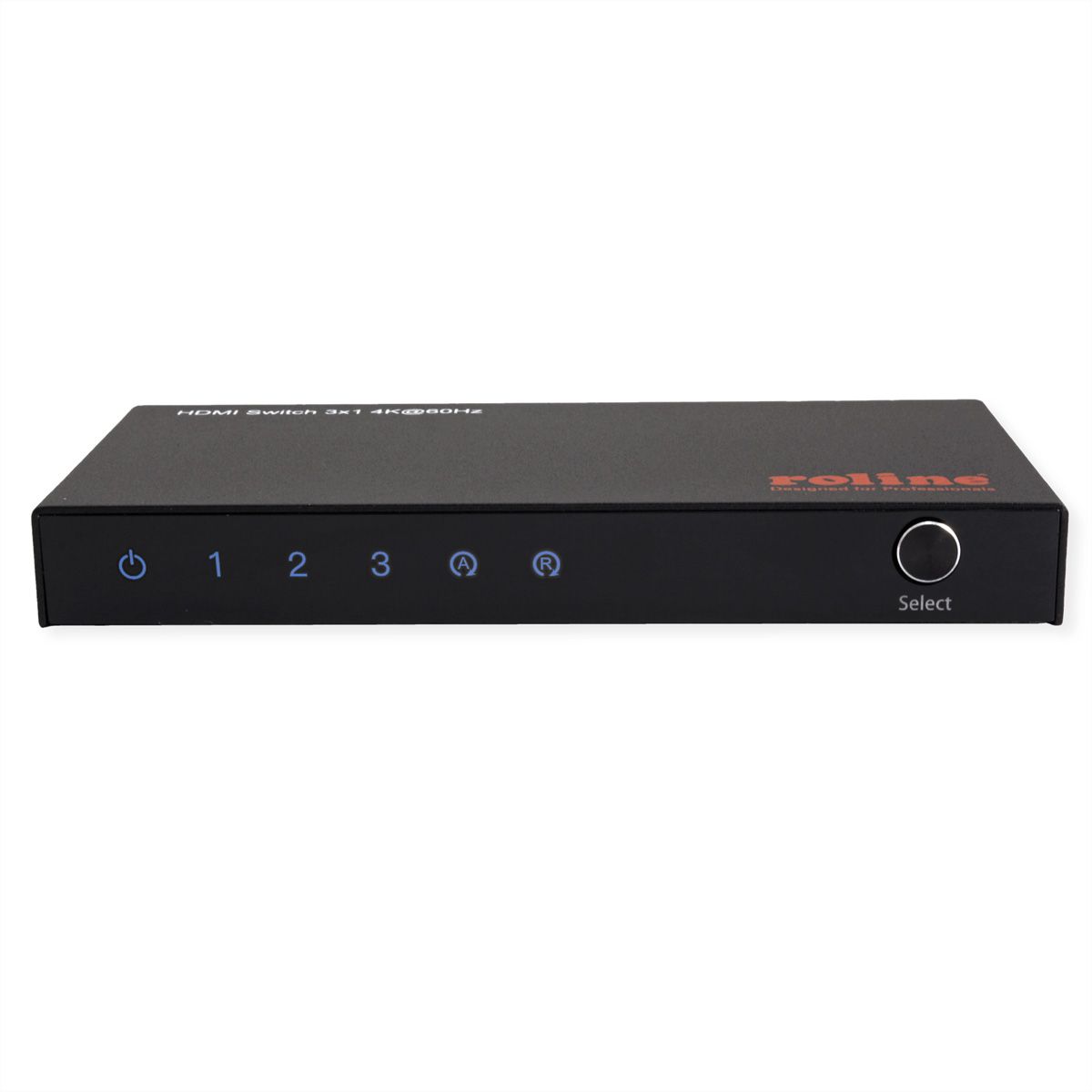 ROLINE HDMI Switch, 3x1, 4K60Hz, with Remote Control