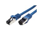 VALUE S/FTP Patch Cord Cat.8 (Class I), stranded, LSOH, blue, 3 m