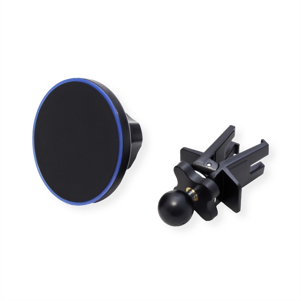 ROLINE Wireless Charger (15W) and Car Smartphone Holder, Magnetic
