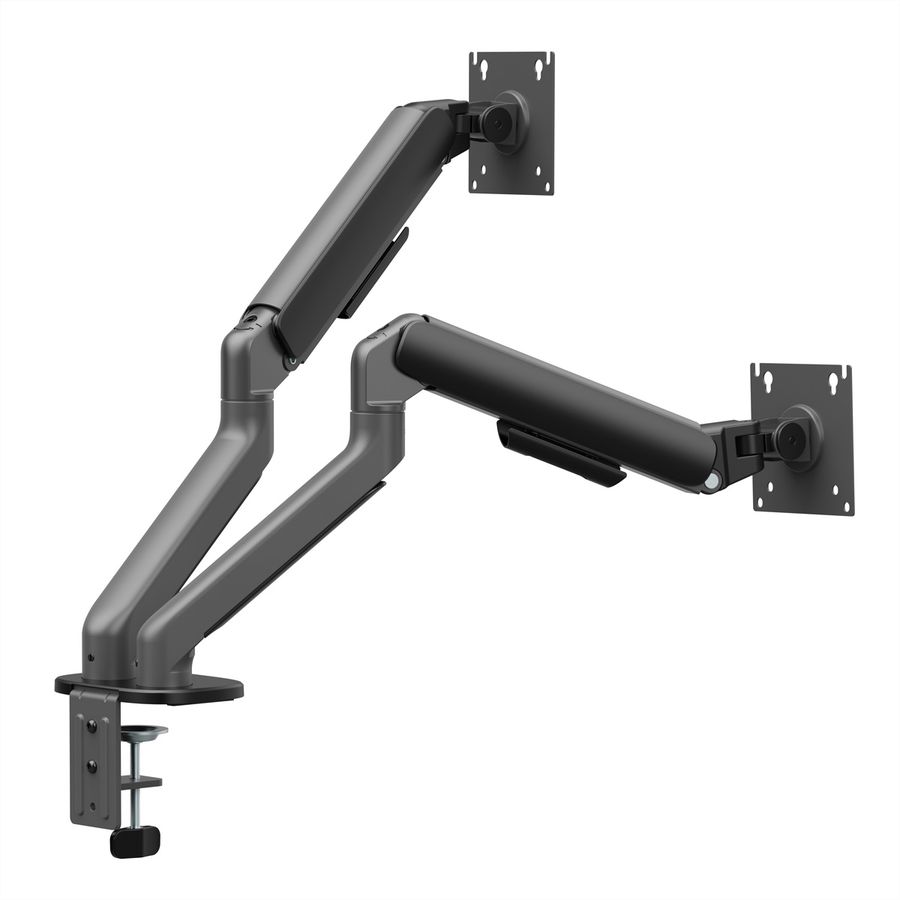 STANDARD Dual Monitor Arm, Mechanical Spring, 2x < 10 kg, < 81,3 cm (32"), black